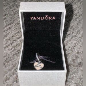 Pandora Silver Heart Charm “Best Friends”